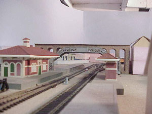 Minety station from the signal box