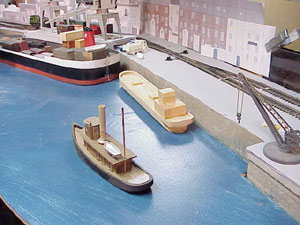 View of harbor shipping