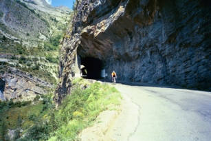 Keith descending Col de la Cayolle