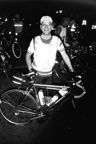 Tim B at the start of PBP 2003