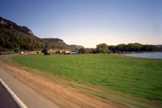 Driving intoAlma
